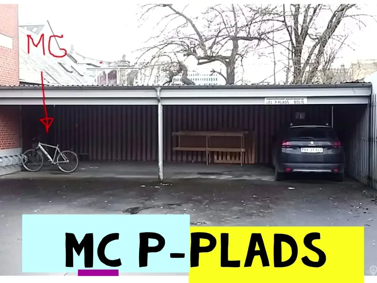 Billede 1 - MC - el cykel - scooter P pladser Odense C