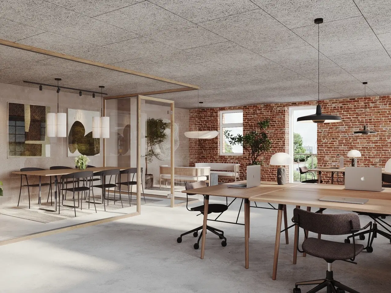 Billede 3 - Moderne kontor i industriel tidslomme