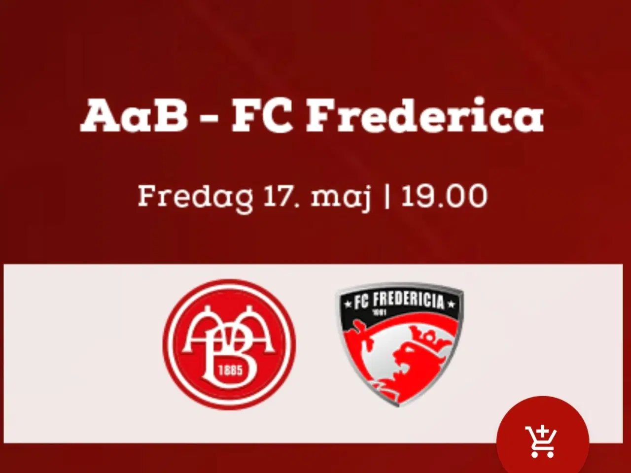 Billede 1 - Billetter AaB - FC Fredericia 
