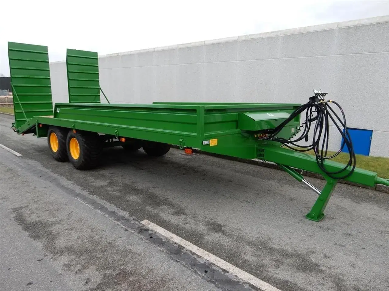 Billede 8 - Tinaz 12 tons maskintrailer med 30 cm sider