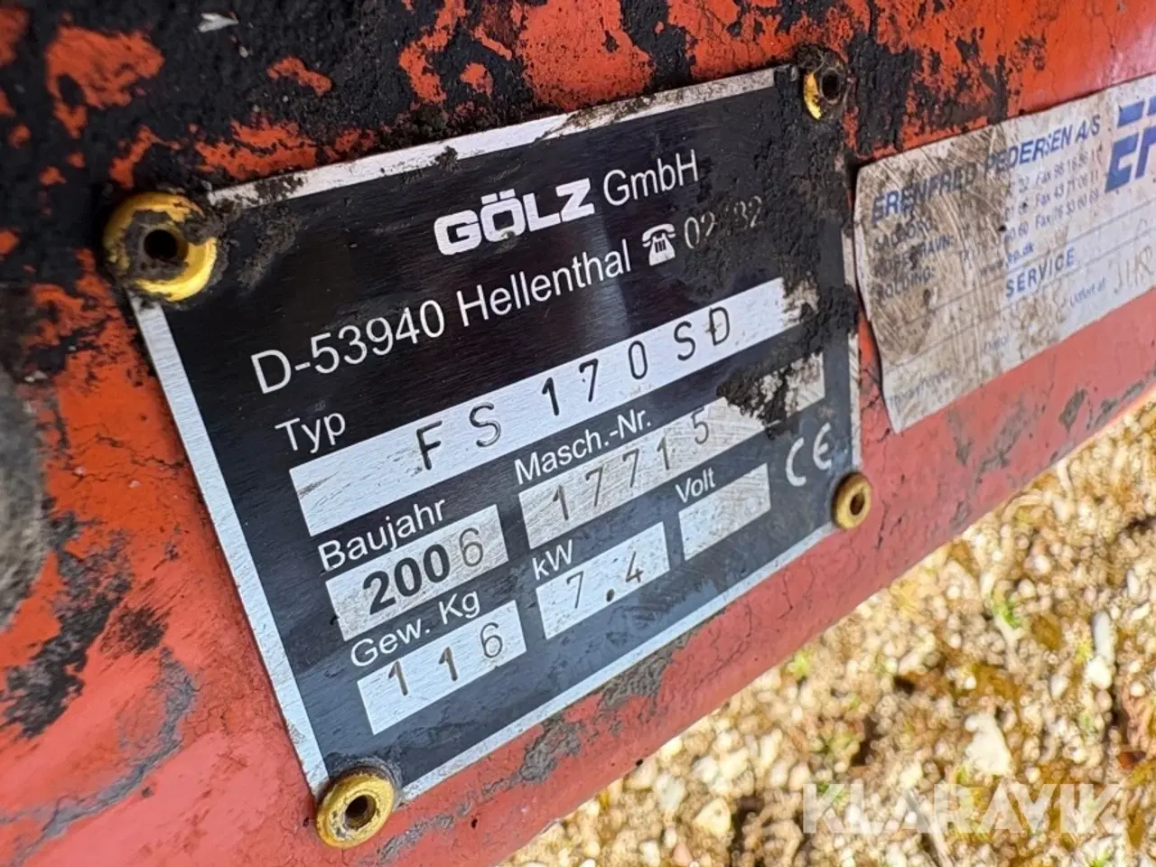 Billede 5 - Asfaltskære Gölz FS170SD