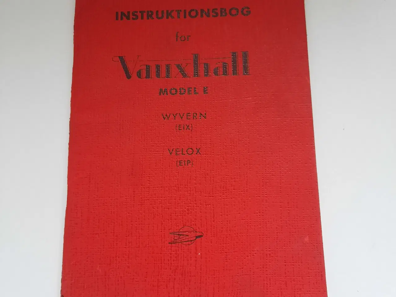 Billede 1 - Instruktionsbog Vauxhall Model 