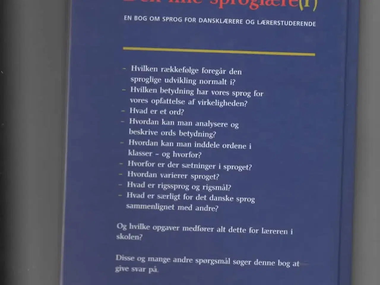 Billede 2 - sproglære(r)