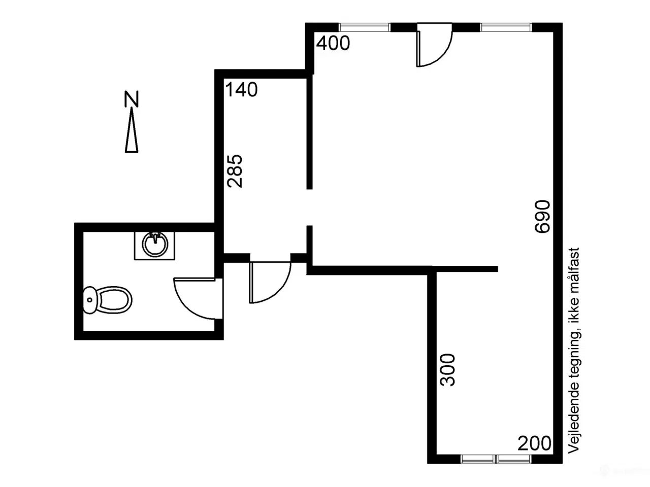 Billede 8 - Hyggeligt. mindre lejemål med yderst central beliggenhed i Roskilde
