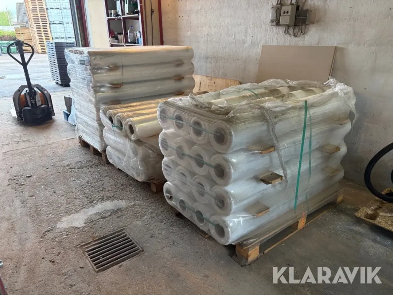 Billede 4 - Parti med pallehætter til helpaller 1200x900 mm - 68 ruller