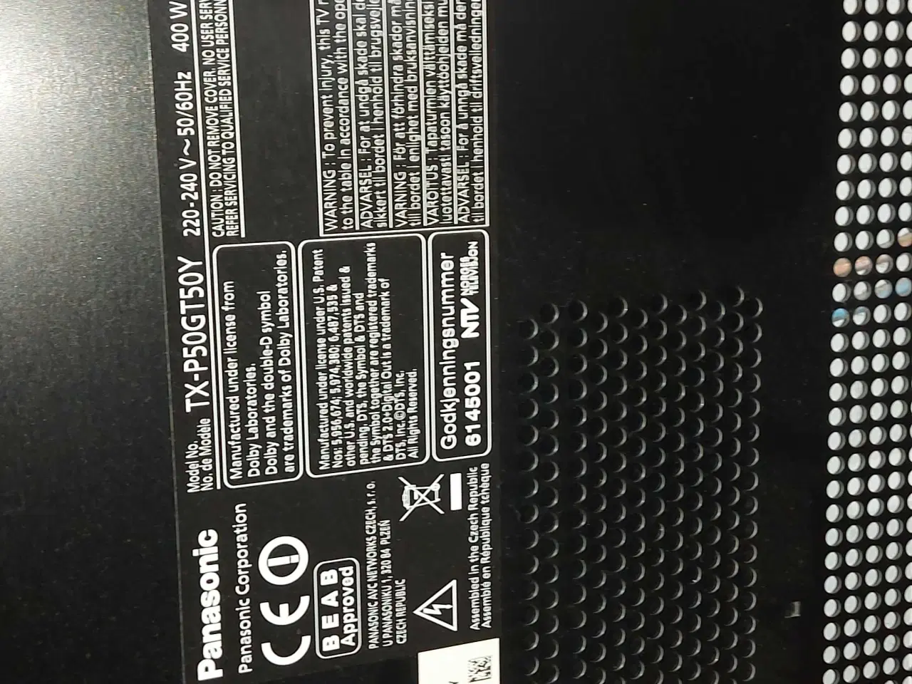 Billede 3 - Panasonic TV 50 T