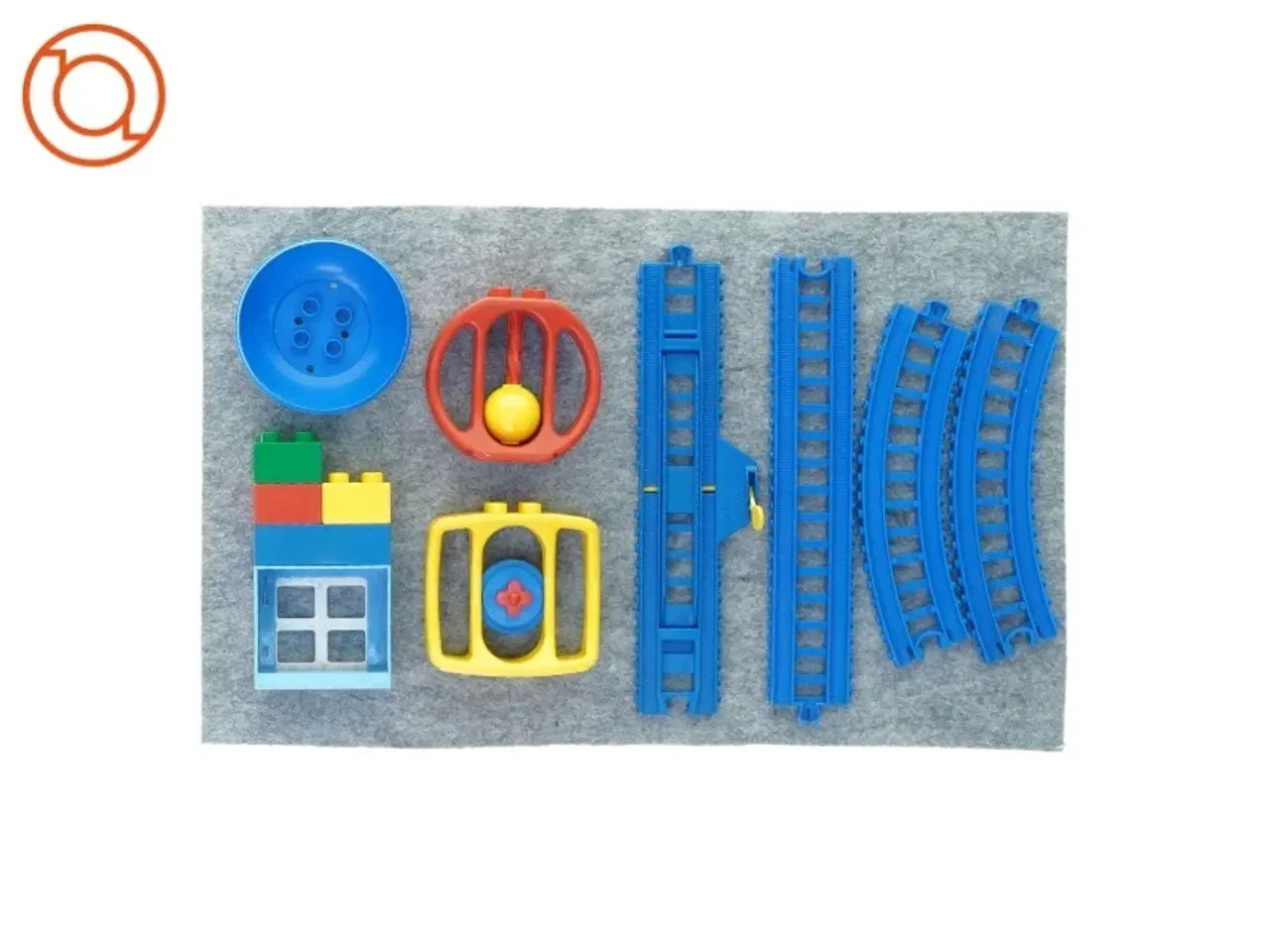 Billede 1 - retro Lego duplo og togskinner