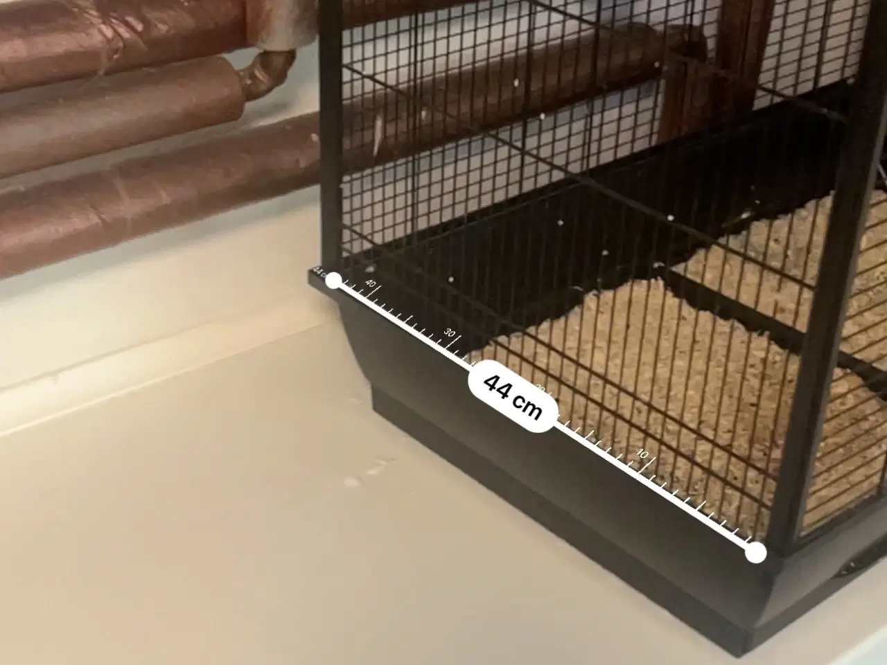 Billede 1 - 2 meget fine undulater, en han og en hun med bur