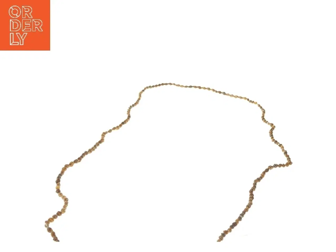 Billede 3 - Lang brun halskæde (str. 148 cm)