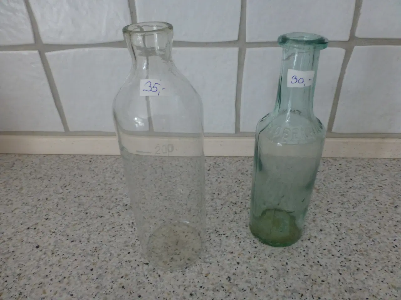 Billede 1 - Gl Flasker Glas Jena`er+ TH Rich