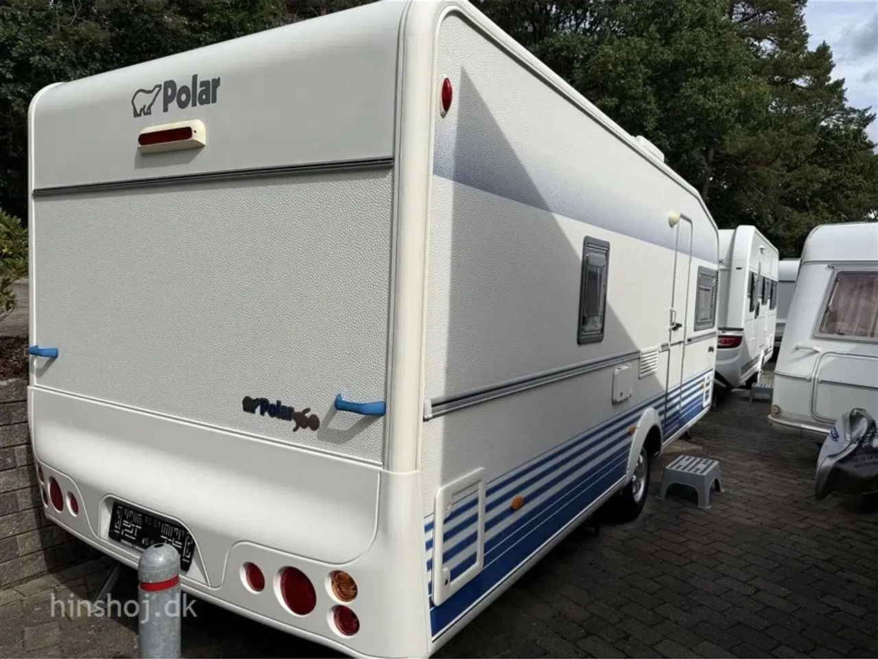 Billede 13 - 2004 - Polar Fin ældre vintervogn med bla mover og fortelt fra Hinshøj Caravan A/S.