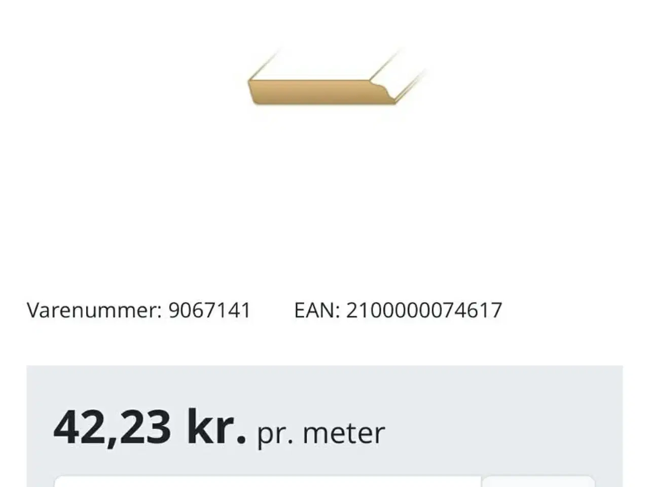 Billede 1 - CT almuelister hvidmalede 5 stk a 360 cm