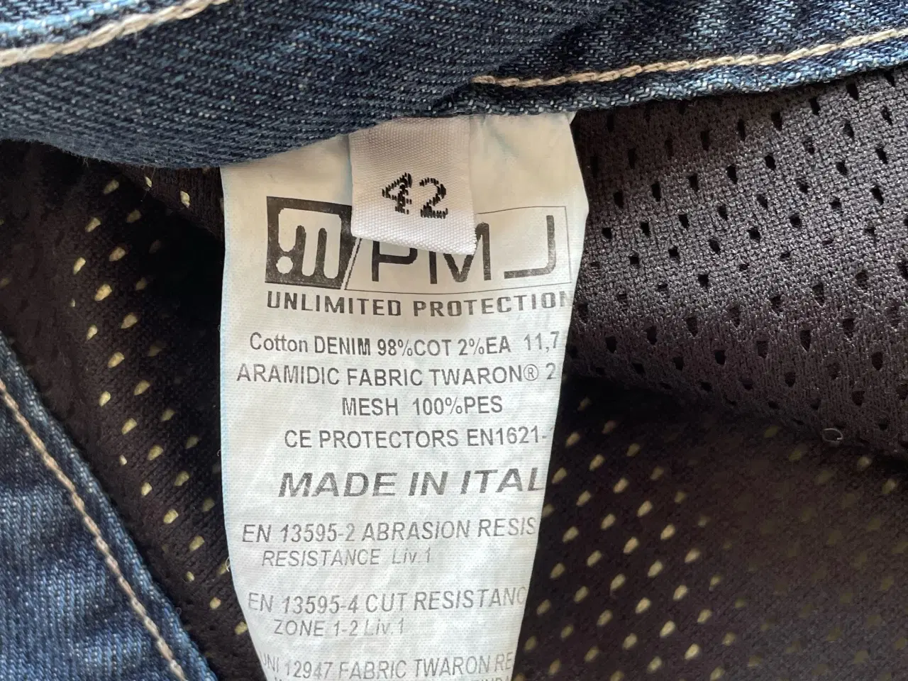 Billede 3 - MC bukser. PMJ - Demin/Aramidi