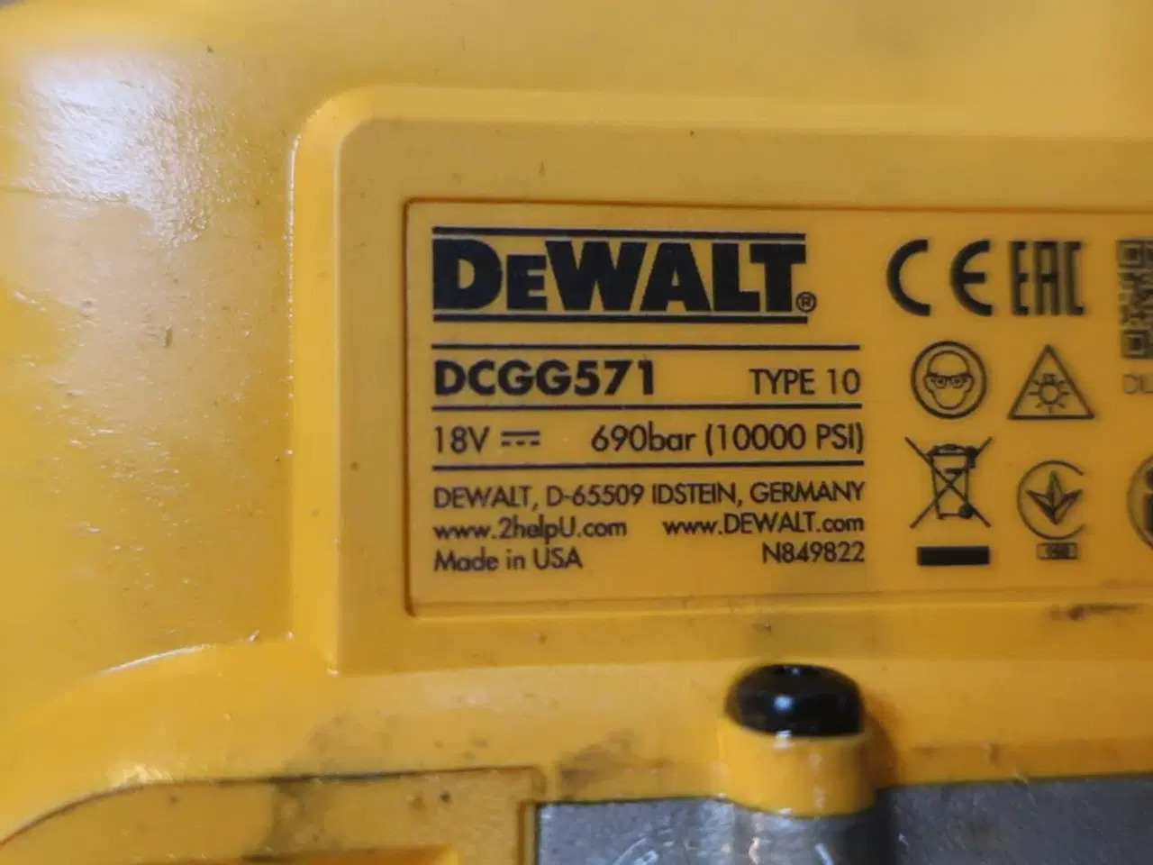 Billede 3 - Fedtsprøjte DEWALT DCGG571
