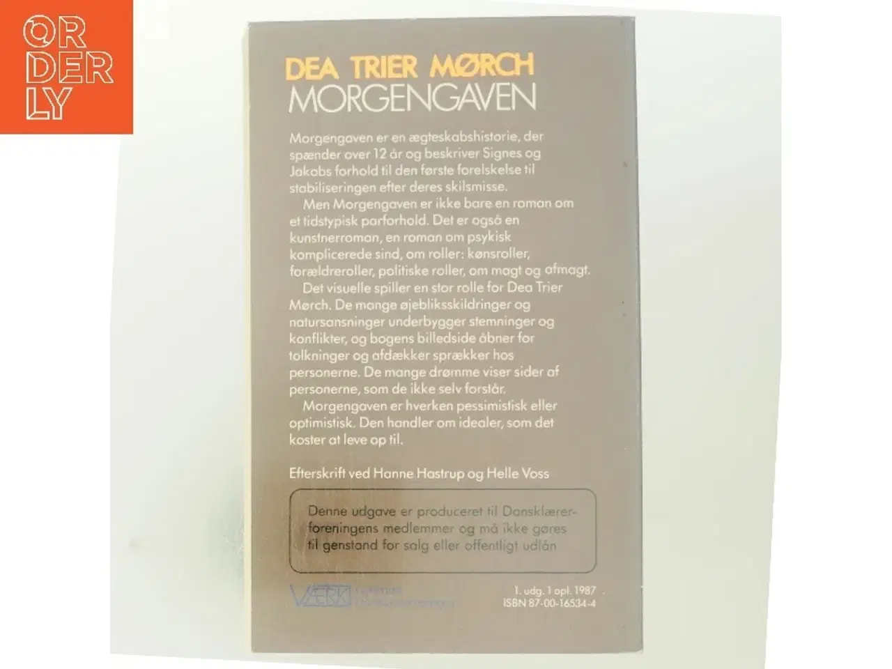 Billede 3 - Morgengaven af Dea Trier Mørch (Bog)