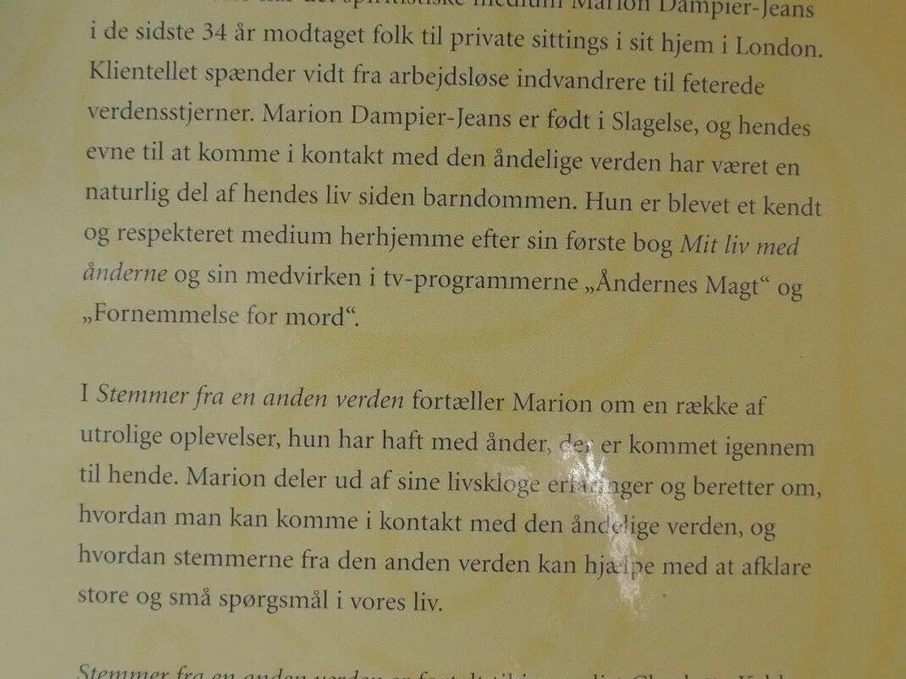 Billede 5 - stemmer fra en anden verden, af marion dampier-jea