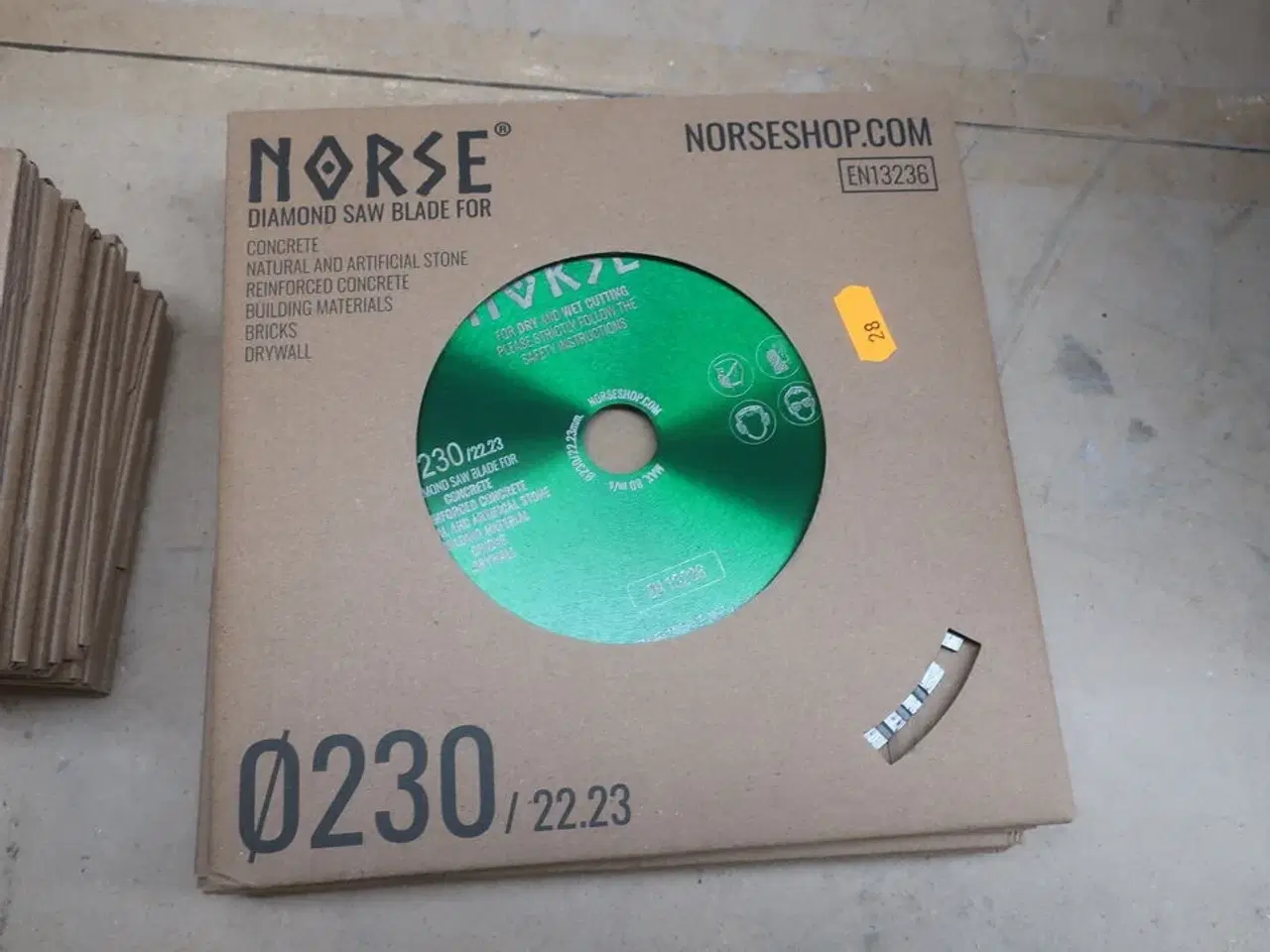 Billede 2 - 17 stk. diamantklinger NORSE