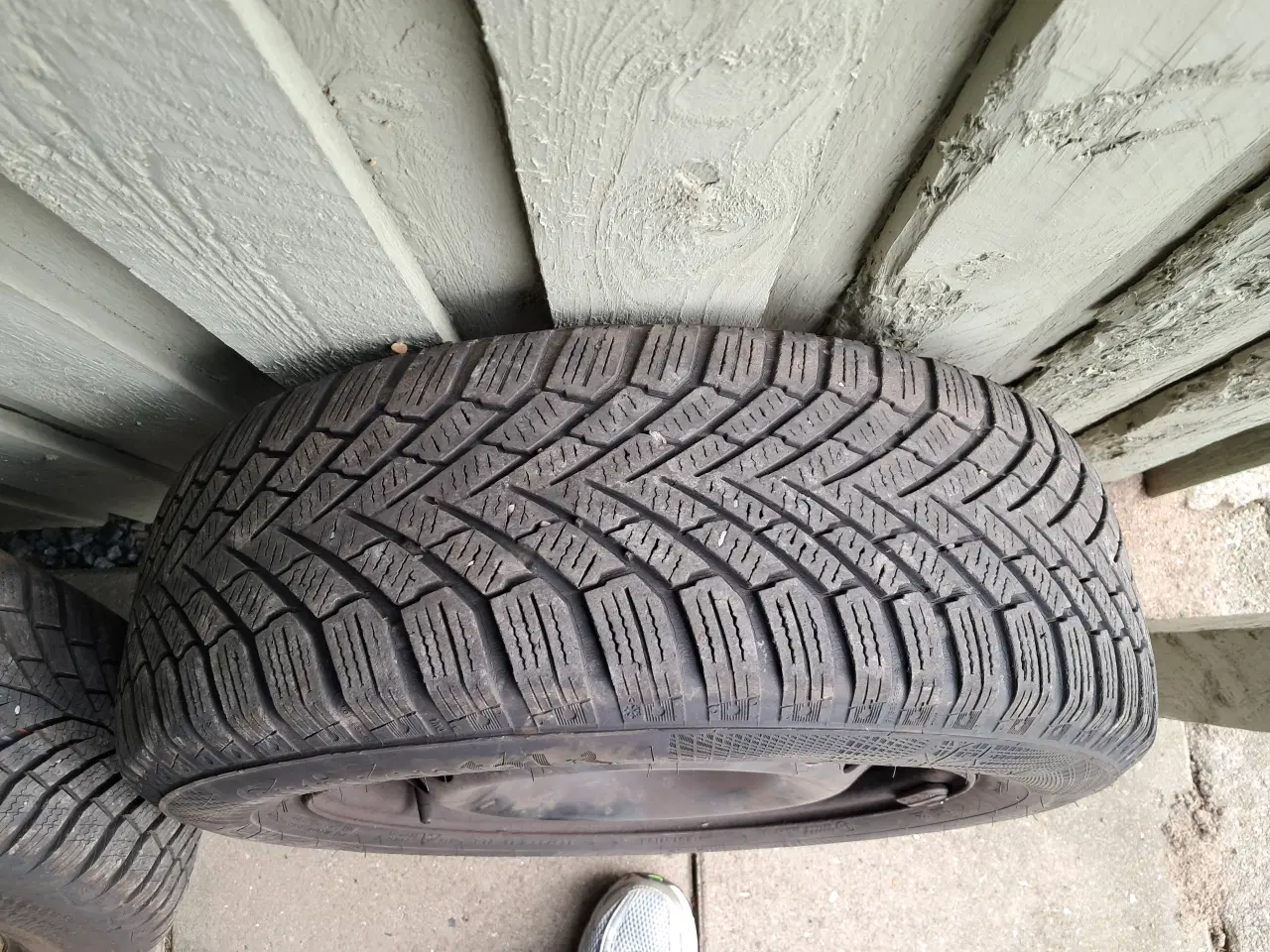 Billede 4 - Vinterdæk med stål fælge