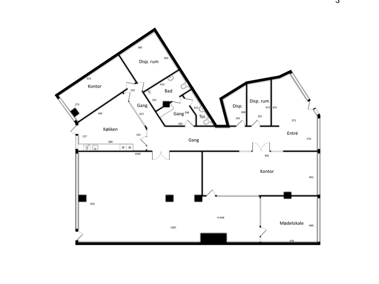 Billede 11 - Indbydende kontorlejemål i det prisvindende 8TALLET - tæt på metro og motorvejsnettet.