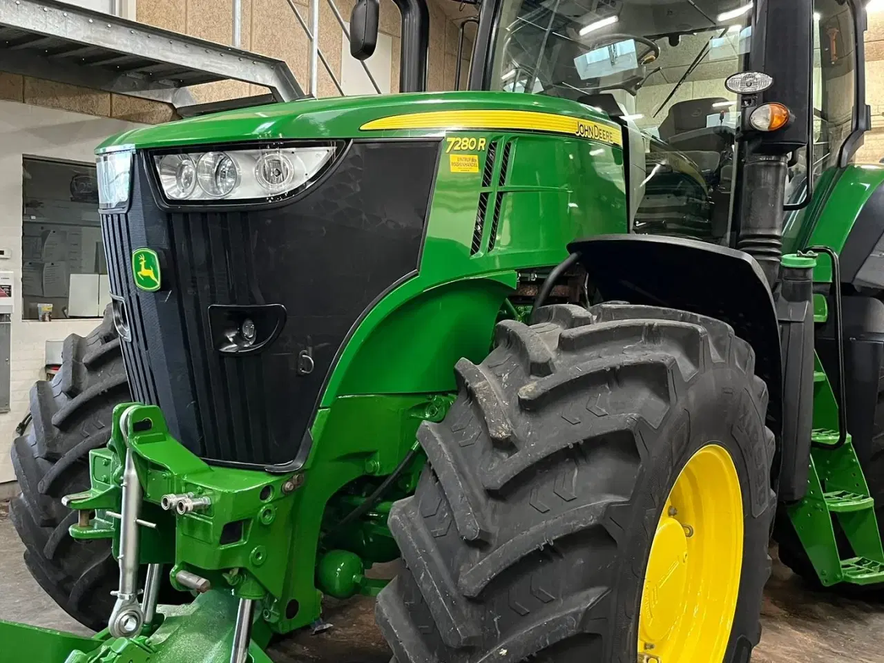 Billede 2 - John Deere 7280R Næsten nye dæk, Autopower og frontlift samt luft anlæg