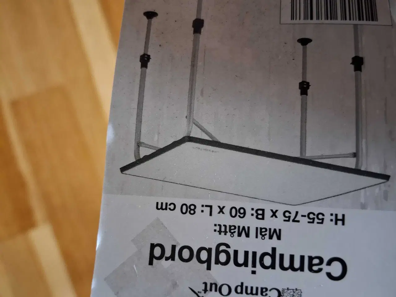 Billede 3 - Camping bord med teleskop ben. 