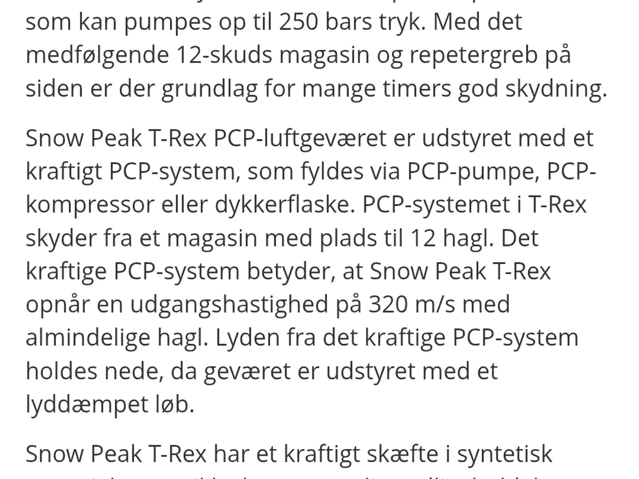 Billede 2 - Artemis T-REX PCP nyt i original emballage.