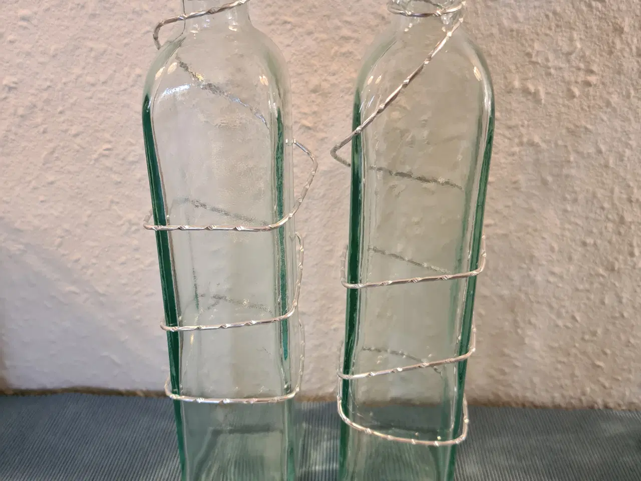Billede 2 - Hjemme dekoreret glas flasker, vaser