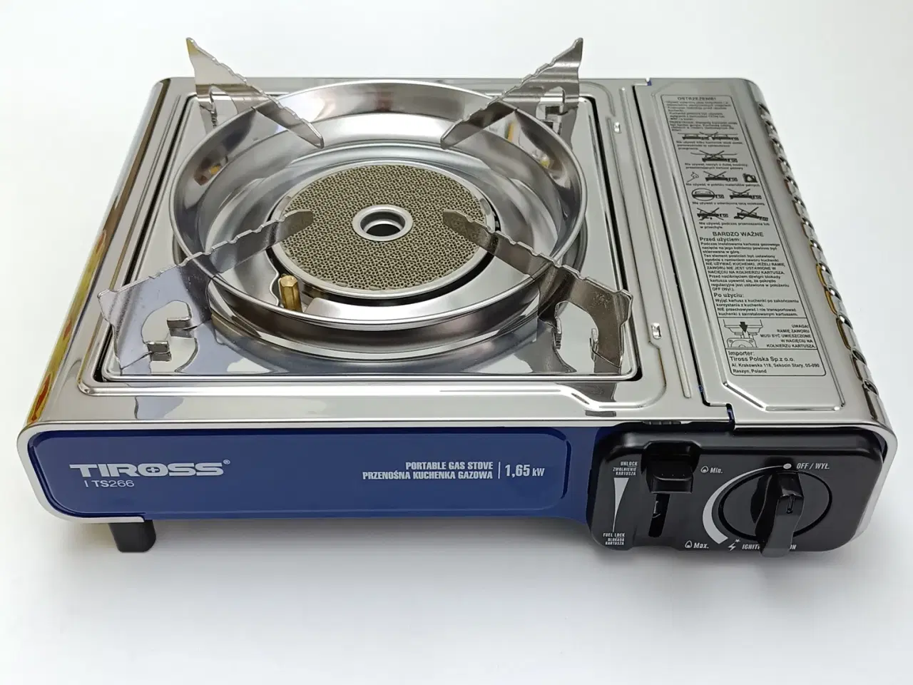 Billede 2 - NY! Gaskomfur KERAMISK BRÆNDE + 4 Dåser