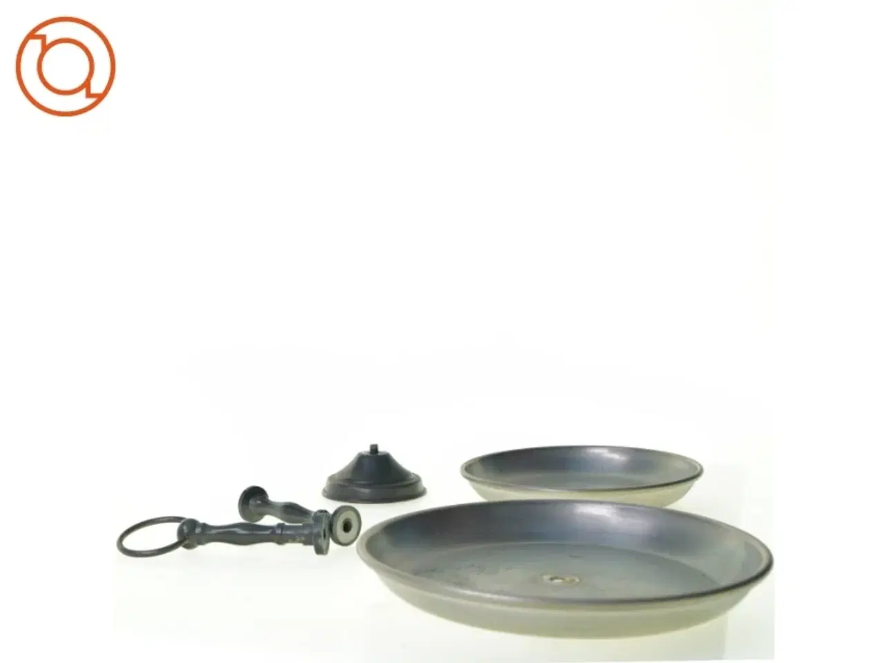 Billede 5 - Kage opsats i metal (str. 32 cm 23 cm 19 cm)
