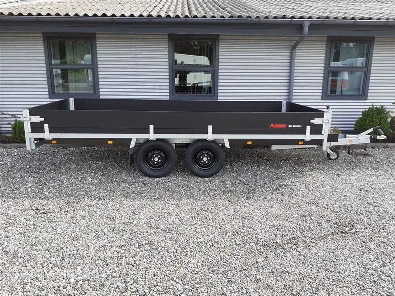 Billede 2 - 0 - Anssems PSX-S 2500 405x178 Go Getter   markedets Fedeste trailer med aluminiums sider i matsort.