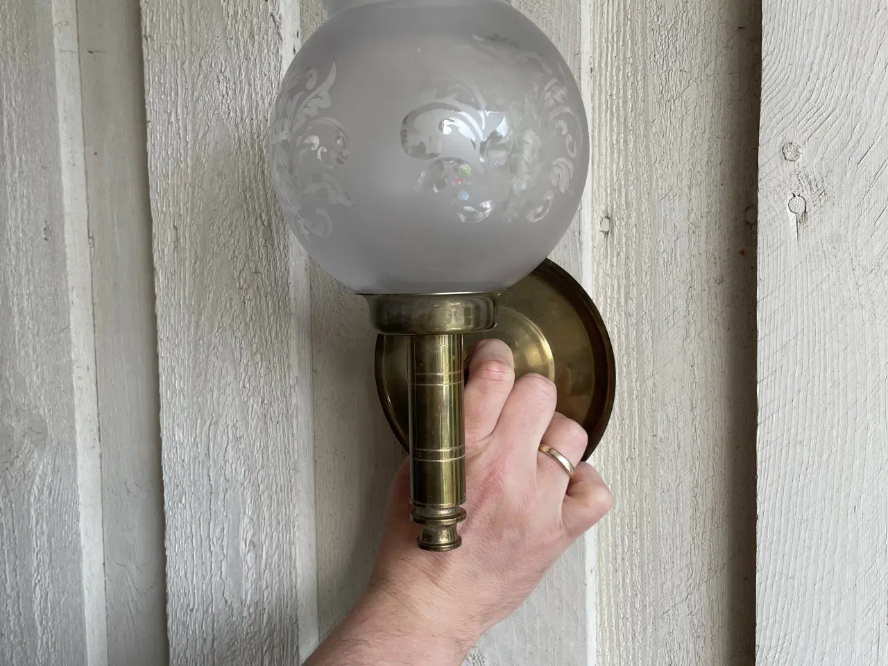 Billede 1 - Væglampe / lysestage