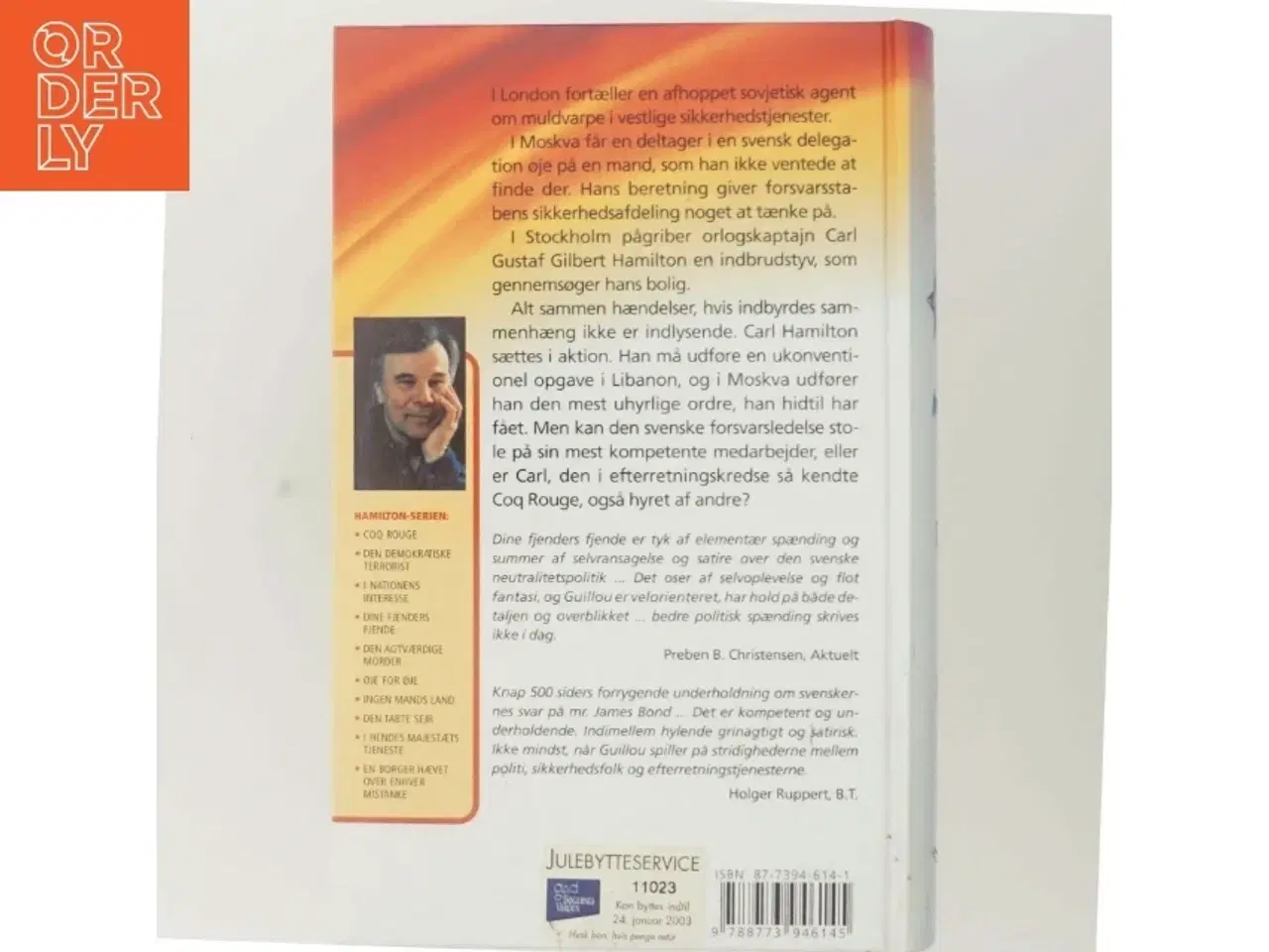 Billede 3 - Dine fjenders fjende af Jan Guillou (Bog)