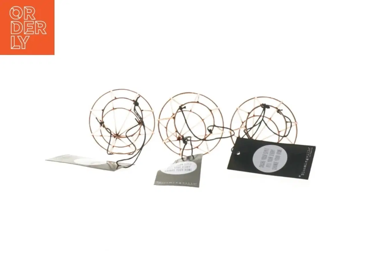 Billede 2 - Kobberfarvede lysestager fra Bloomingville (str. 12 cm. 3 styk)