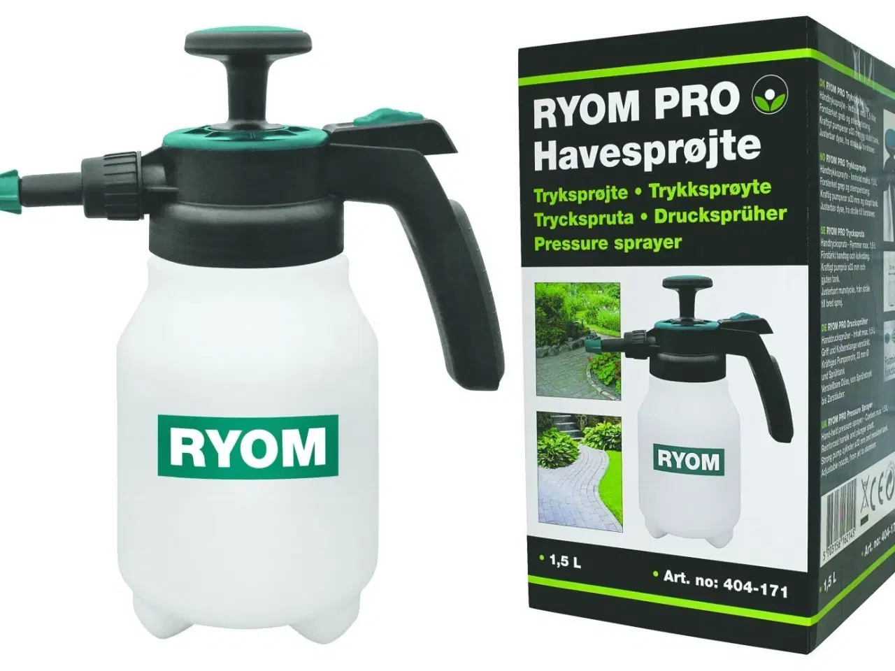 Billede 1 - Tryksprøjte RYOM PRO      1,5 ltr