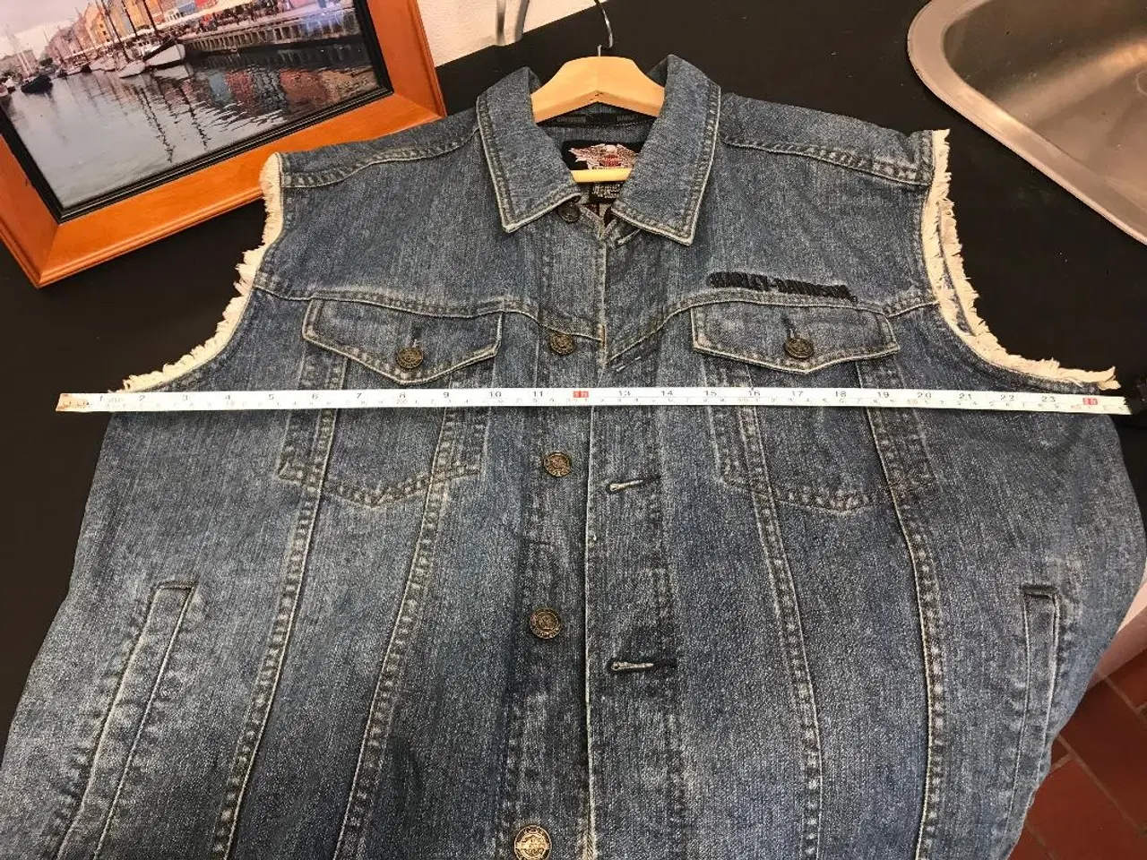 Billede 2 - Harley Davidson Denim Vest