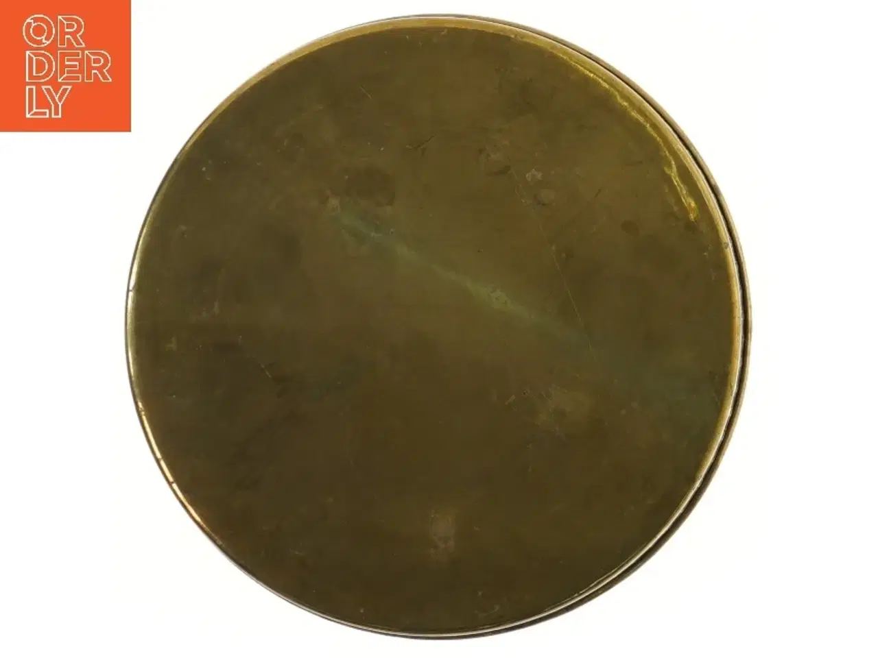 Billede 3 - Rund bakke i messing (str. Ø 23,5 cm)