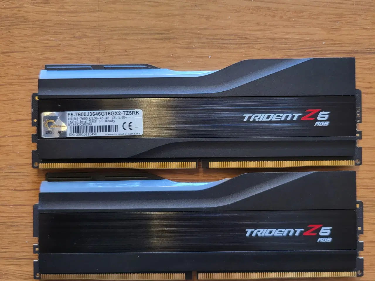 Billede 1 - G.Skill Trident Z5 RGB Black DDR5 7600MHz 2x16GB