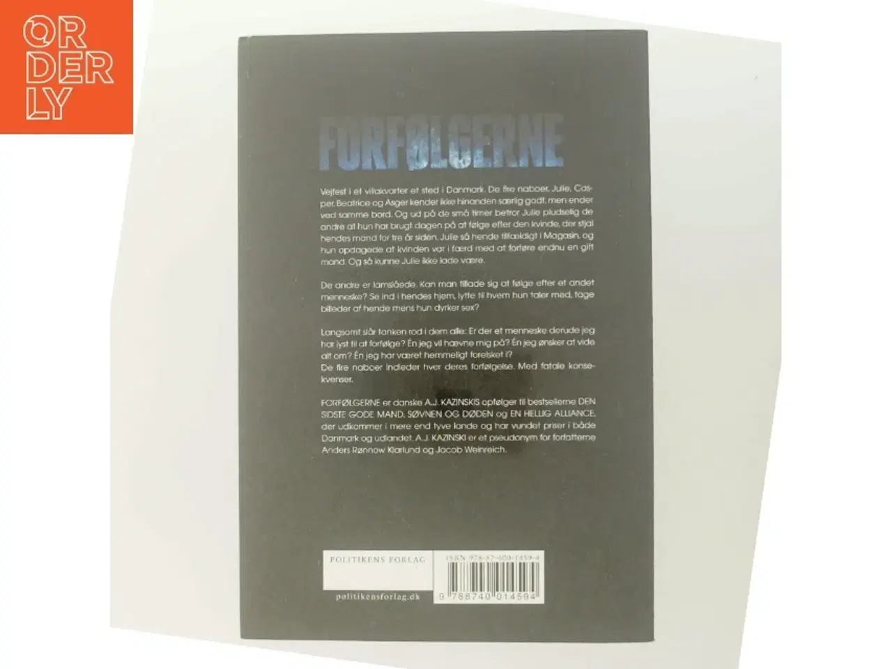 Billede 3 - Forfølgerne af A. J. Kazinski (Bog)