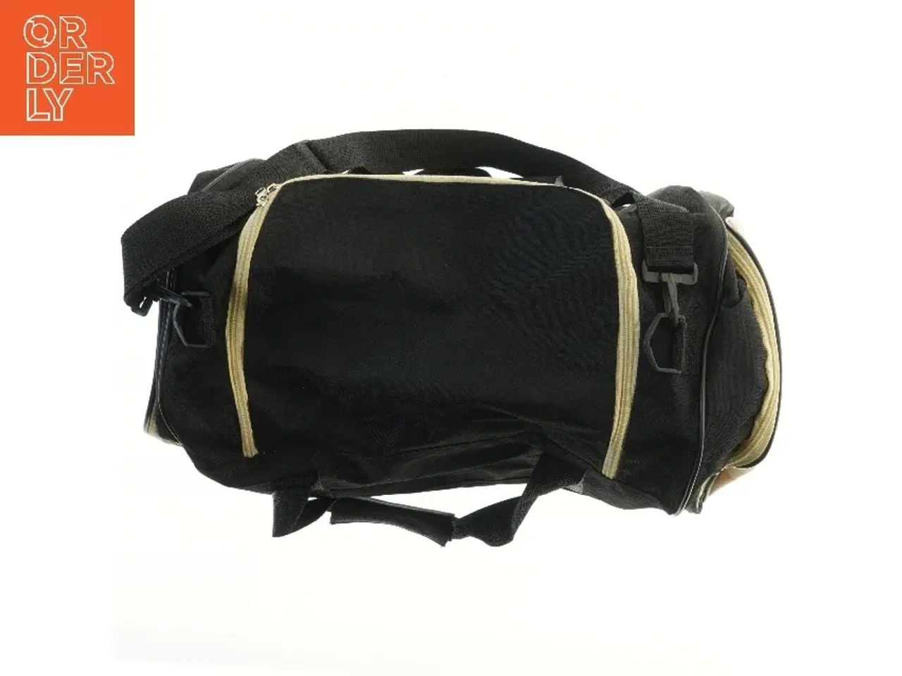 Billede 2 - Sort og hvid sportstaske (str. 58,5x37 cm)