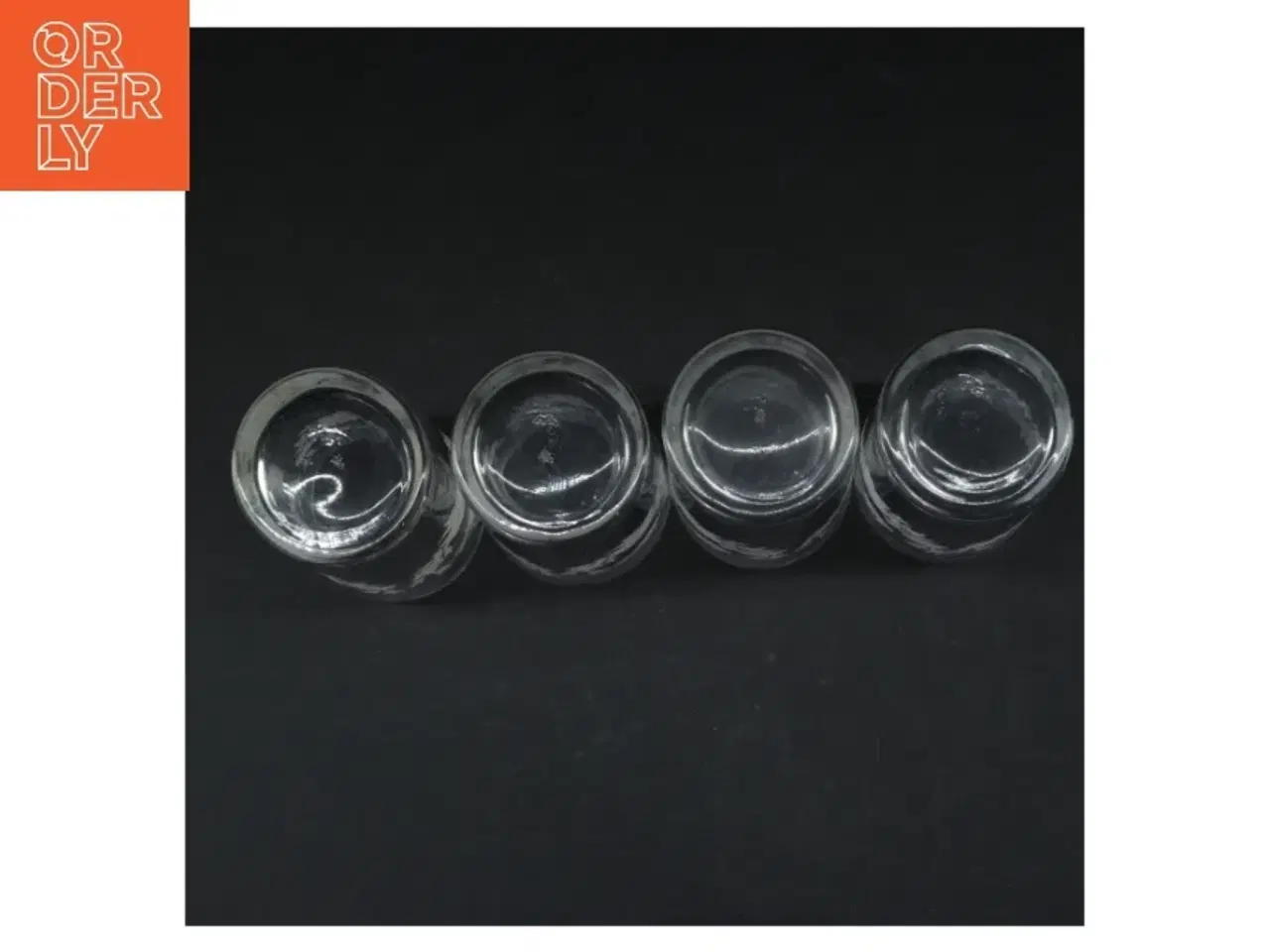 Billede 4 - Dekorerede glas vaser (str. Ø 7 cm. længde, 14,5 cm)
