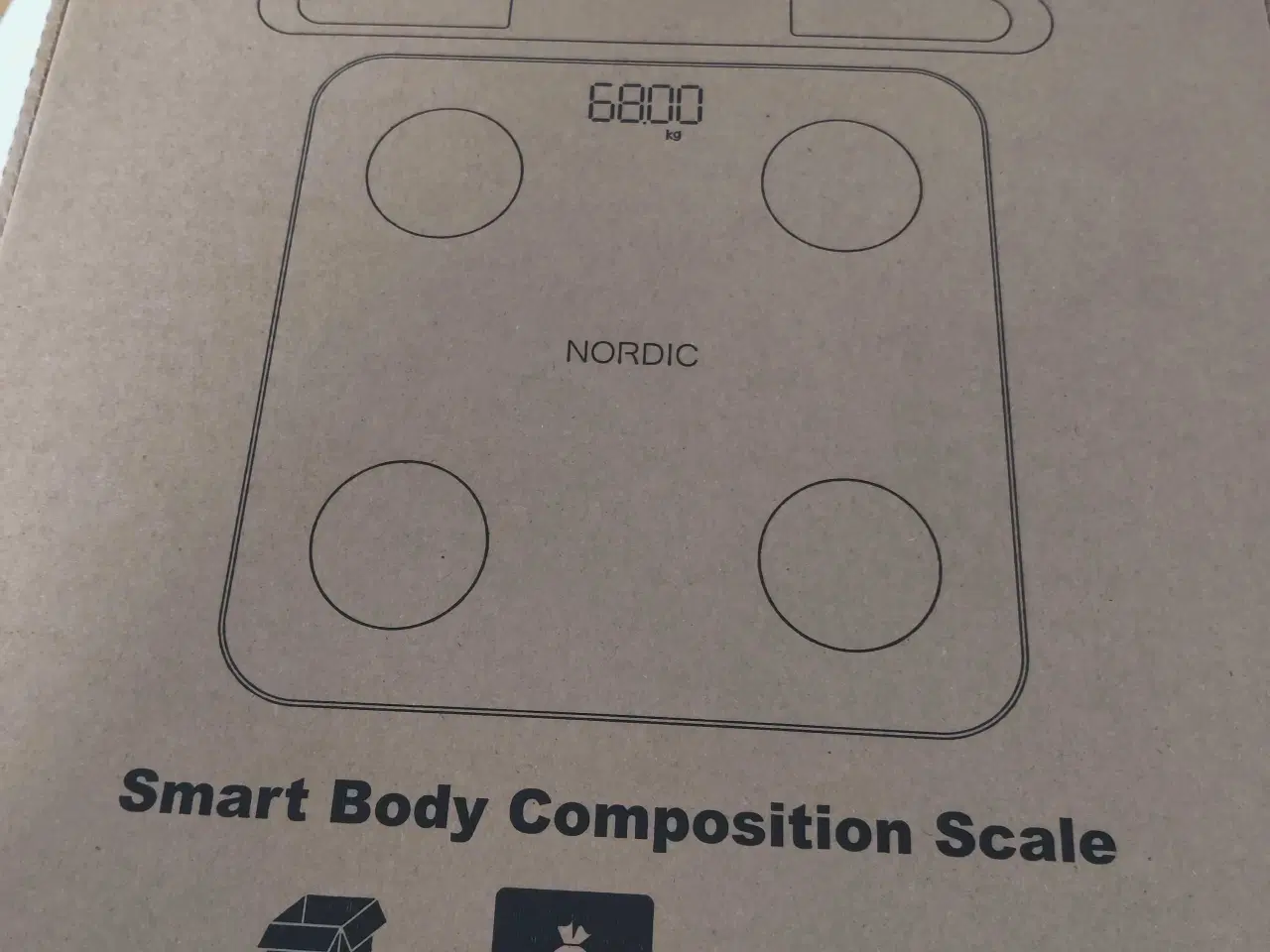 Billede 4 - Nordic badevægt med kropsanalyse, ny