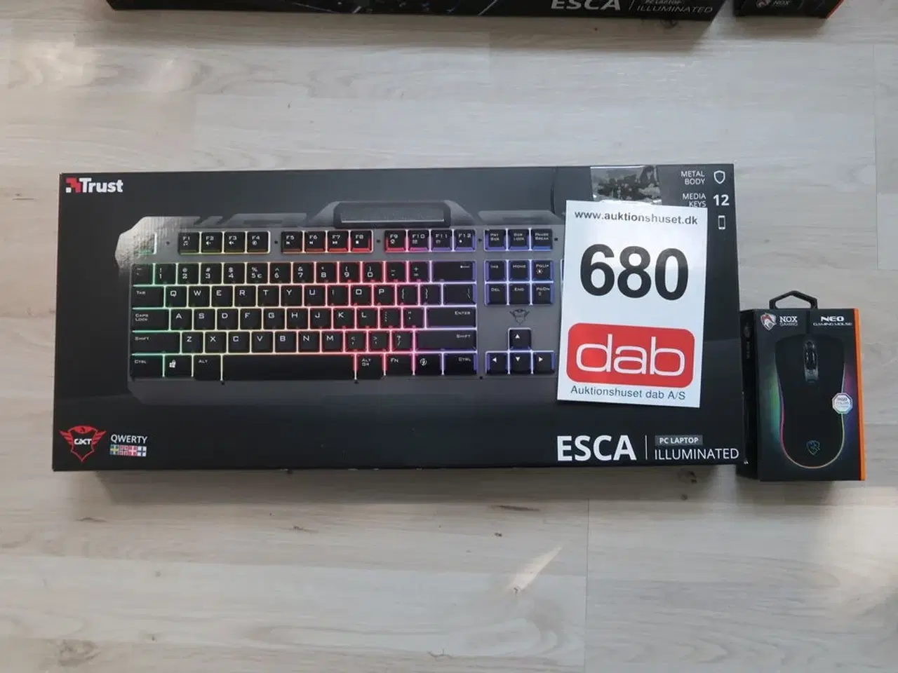 Billede 1 - Trust gamer keyboard + mus