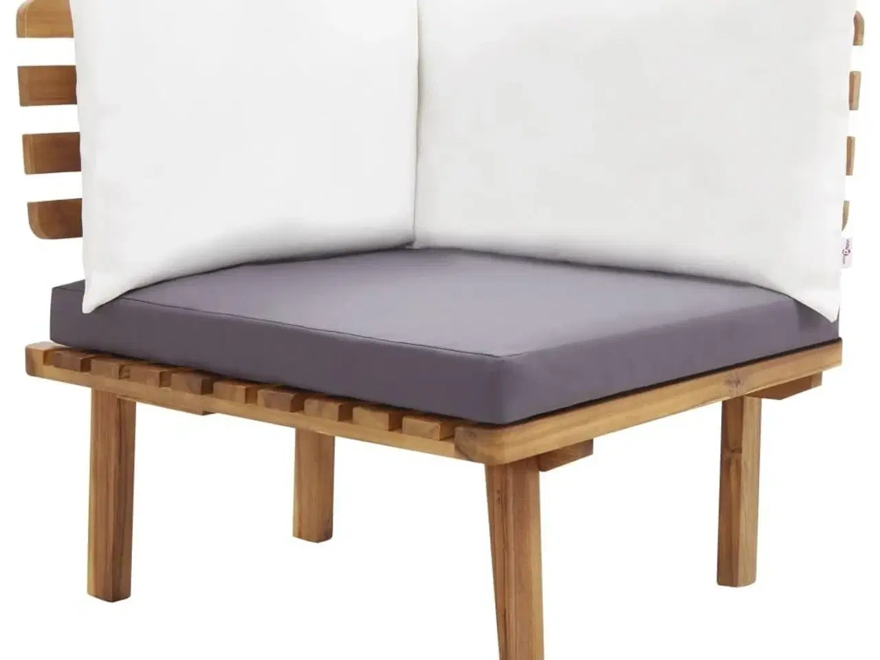 Billede 6 - Loungesæt til haven 5 dele massivt akacietræ