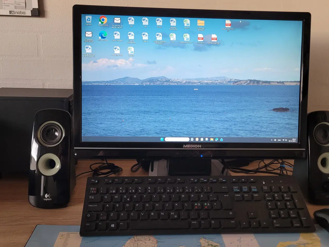 Billede 3 - Computer skærm, Højttalere, tastatur, mus