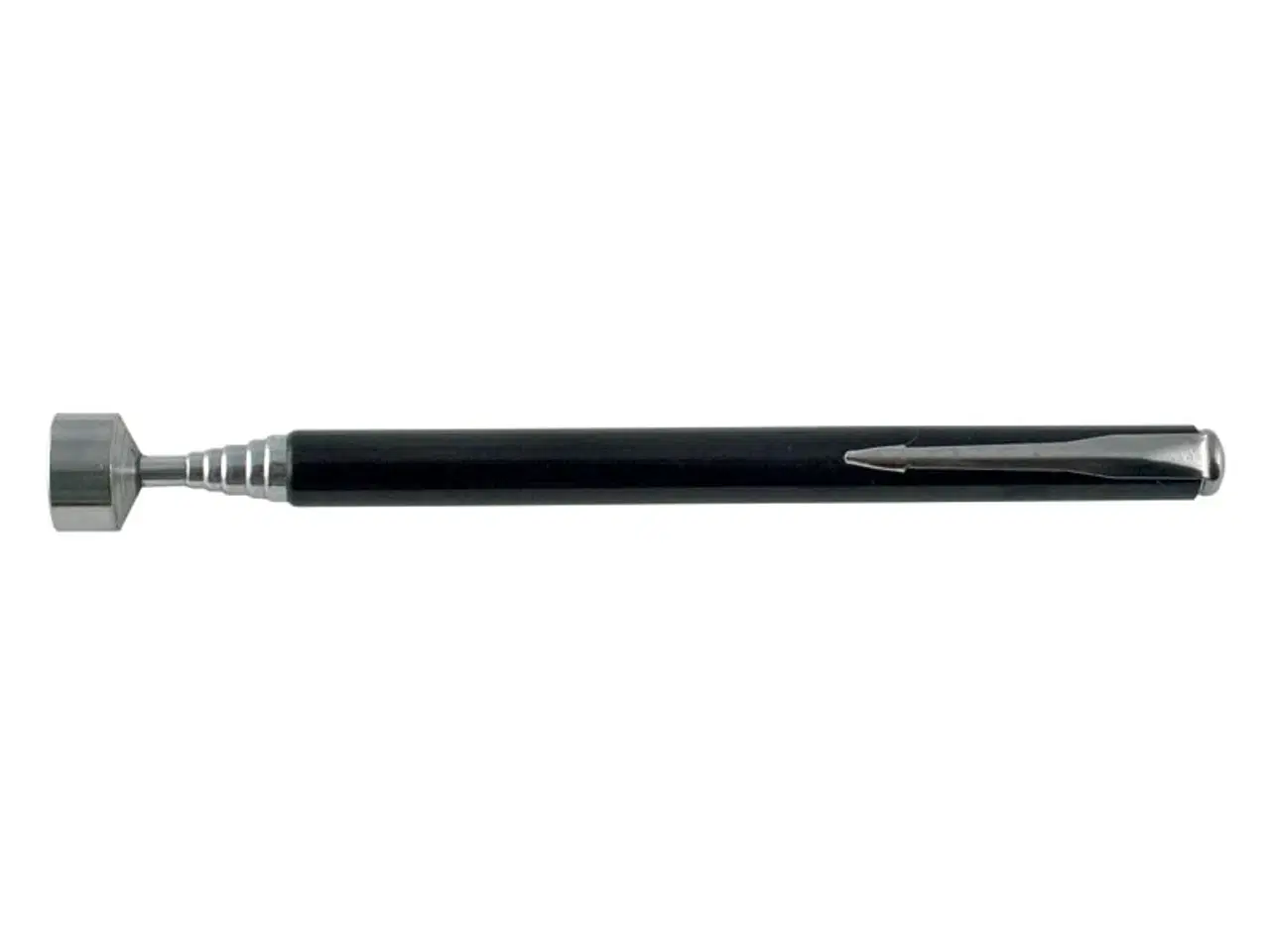 Billede 1 - Teleskop magnet Ø14 mm hoved med lommeclips L=130-625 mm (18,5 N)