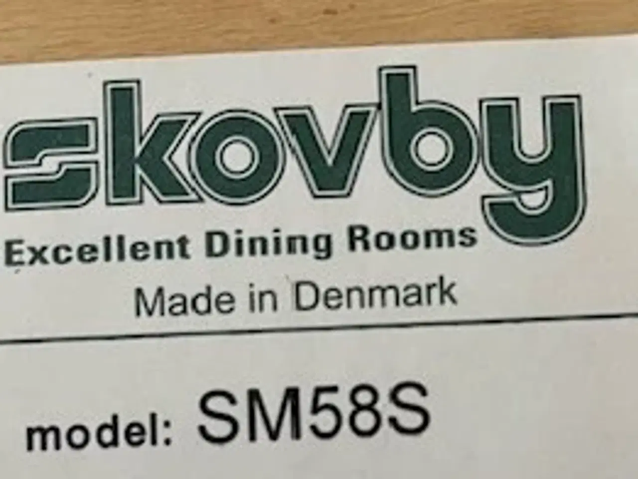 Billede 2 - Skovby spisebordsstole 4 stk. læder