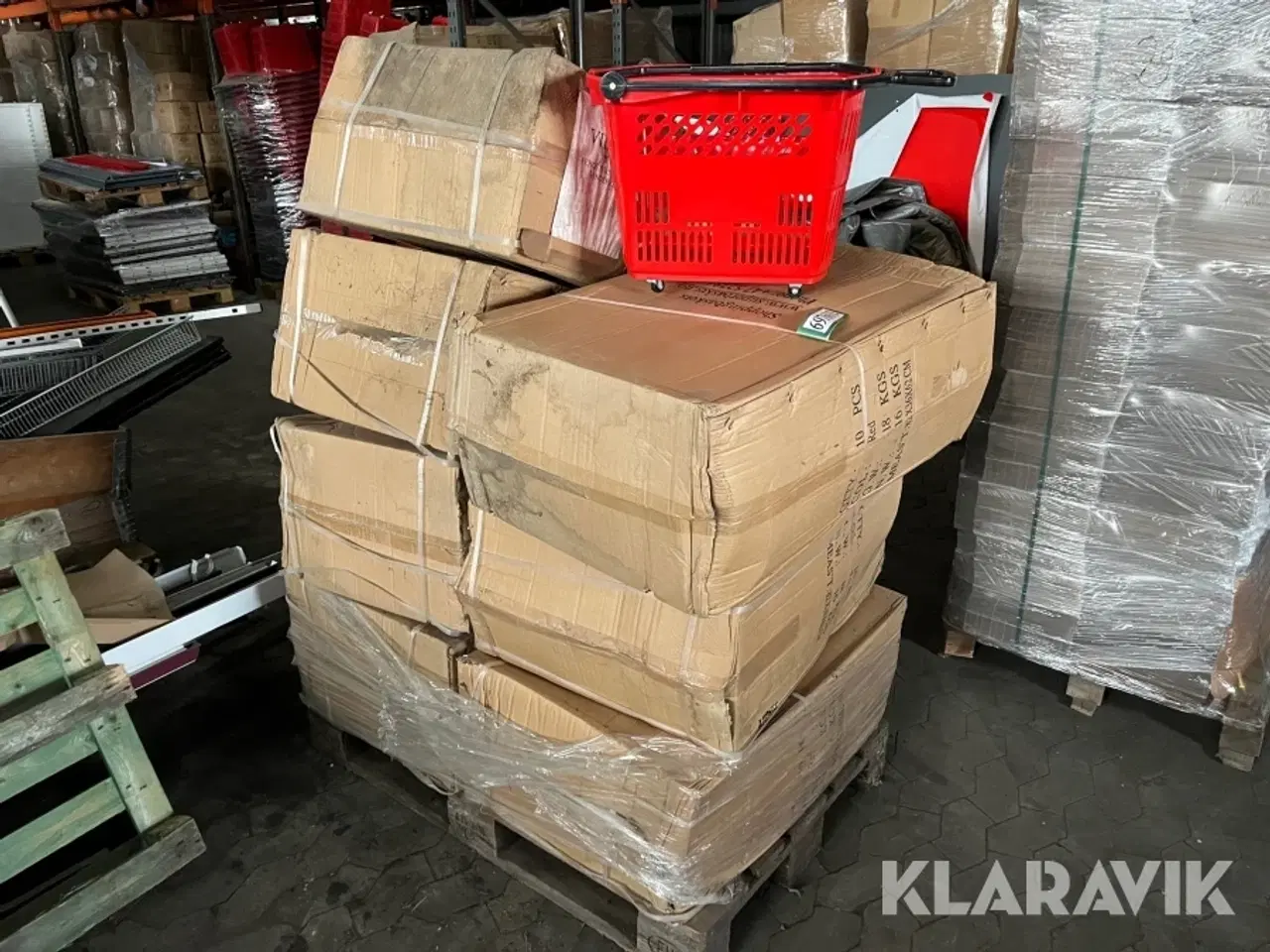 Billede 1 - Indkøbskurve på hjul - 70 styk