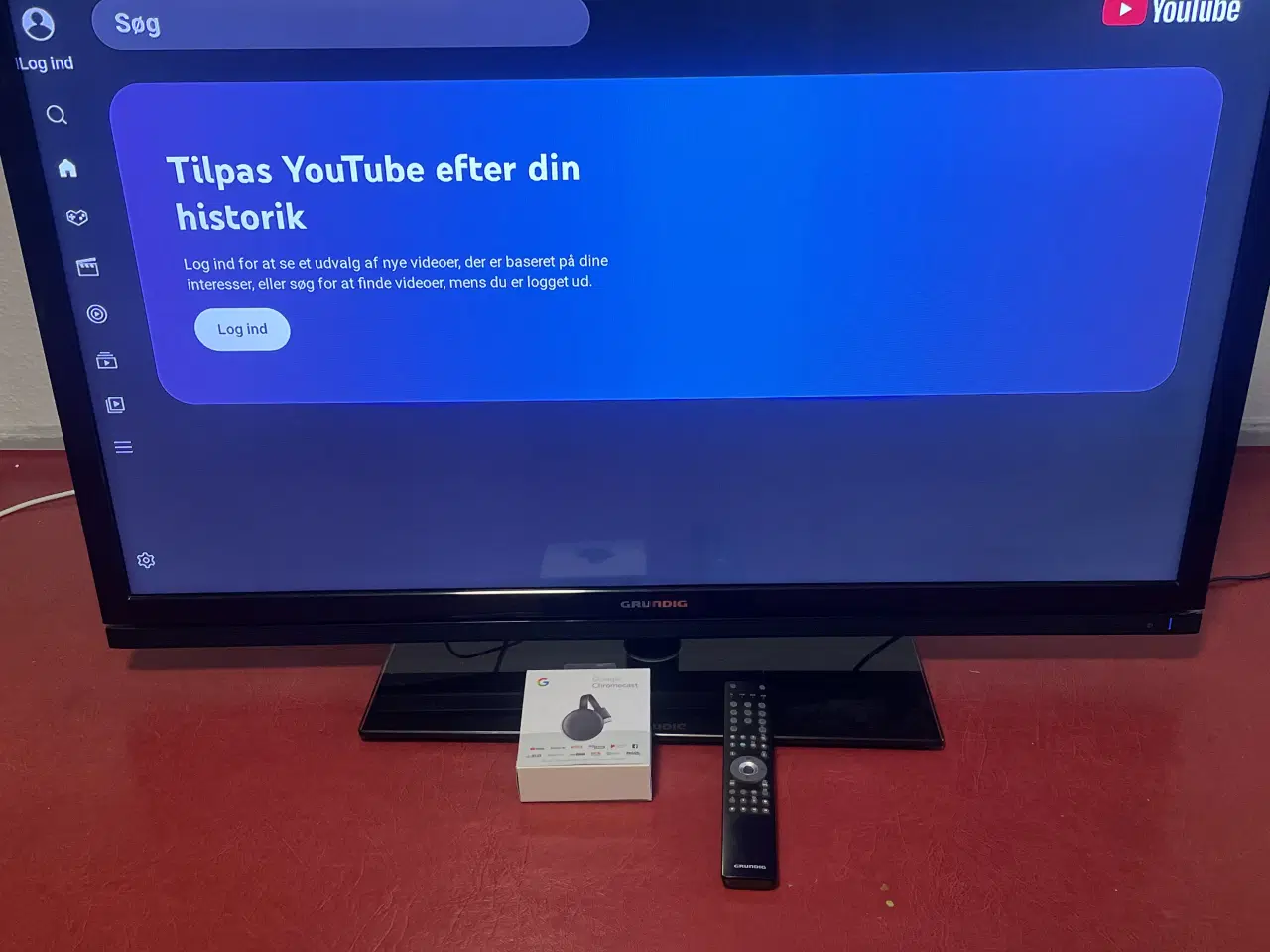Billede 1 - Fladskærm. Grundig  46 tommer full hd med chromeca