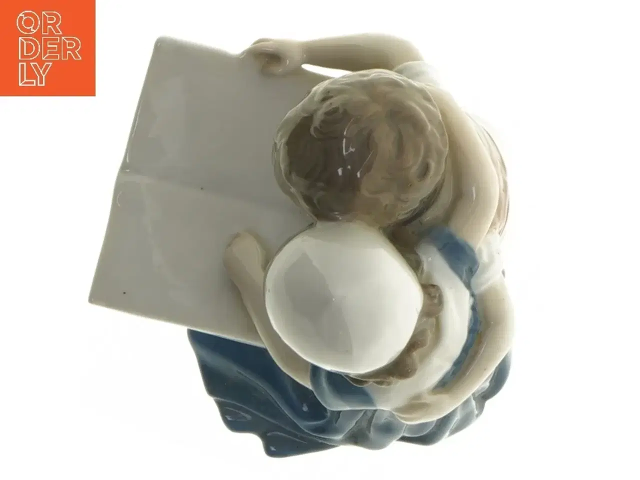 Billede 4 - Figur af børn (str. 9x11 cm) fra Bing & Grøndahl