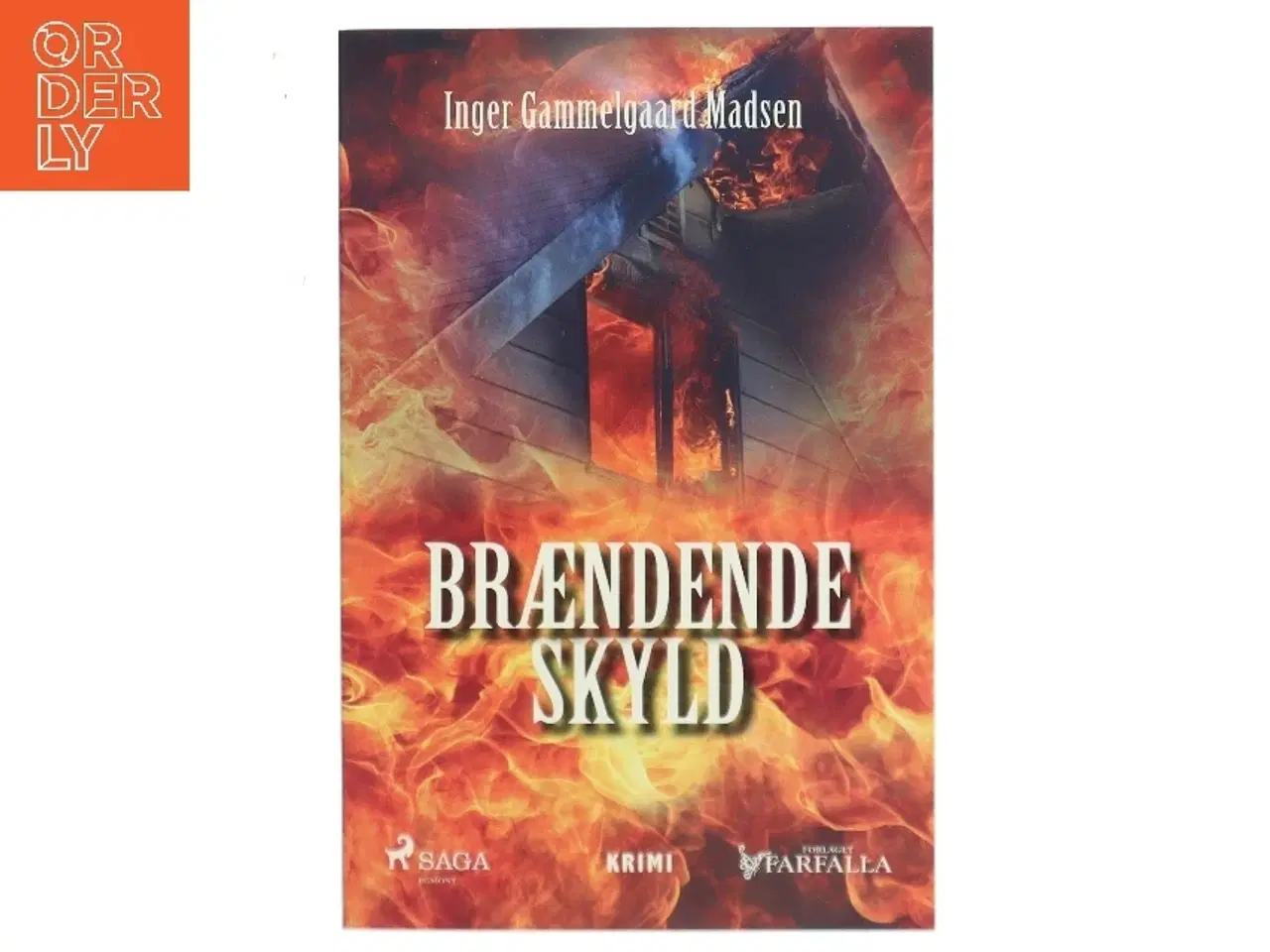 Billede 1 - Brændende skyld af Inger Gammelgaard Madsen (Bog)